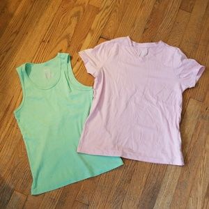 Girls 2 shirts sz 14/16